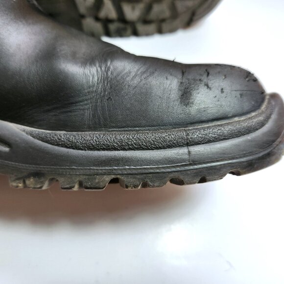 Blundstone Steel Toe Chelsea Boot Size AU 8.5 US 9.5 Oil Resistant Black Leather - Picture 14 of 14